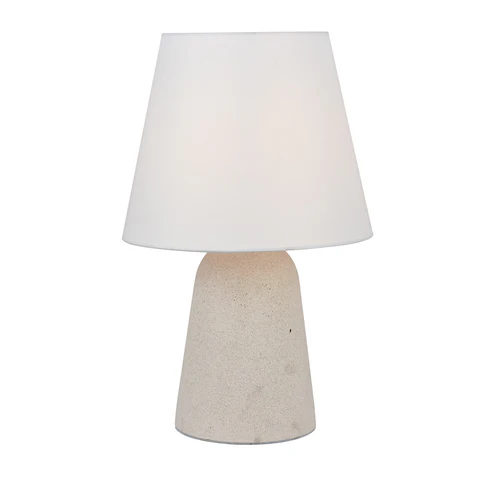 Decorative Table Lamp White Ceramic Finish – 1 × E27 – 40 Watt 