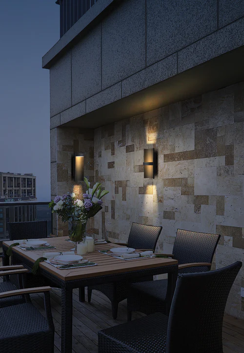 LED Modern Decorative Outdoor Wall Lamp Gray Finish – 13 Watt 