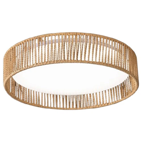 LED Ceiling Lamp Light Wood And Acrylic Rattan Finish – 30 Watt