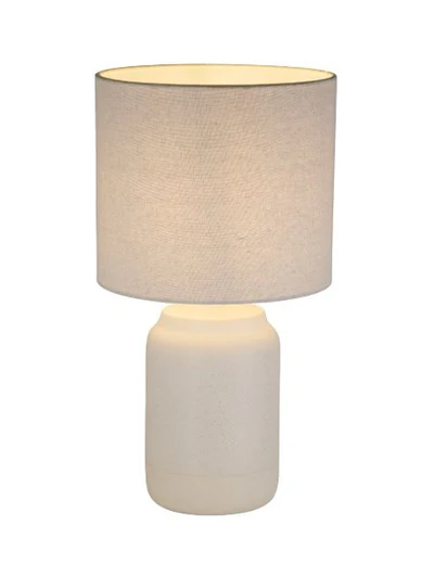 Decorative Table Lamp White Ceramic Finish – 1 × E27 – 40 Watt 
