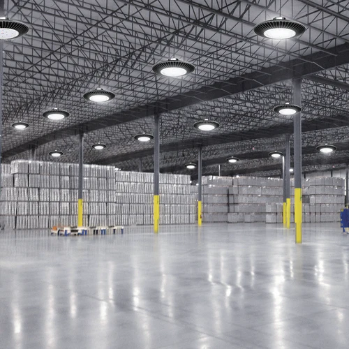 LED UFO High Bay Ceiling Lamp Black Finish – 100 Watt