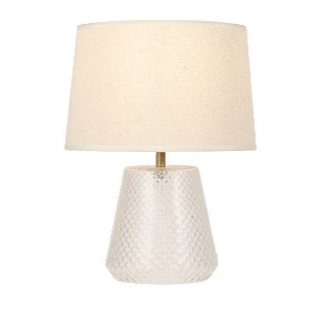 Decorative Table Lamp White Finish – 1 × E27 – 60 Watt