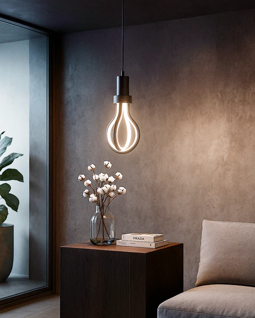 LED Decorative Pendant Lamp Black Finish – 14 Watt