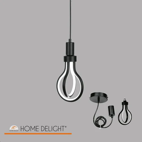 LED Decorative Pendant Lamp Black Finish – 14 Watt