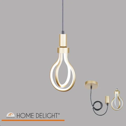 LED Decorative Pendant Lamp Gold Finish – 14 Watt 