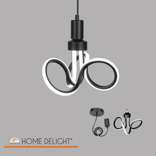 LED Decorative Pendant Lamp Black Finish – 18 Watt