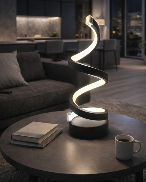 LED Decorative Table Lamp Black Finish – 10 Watt 