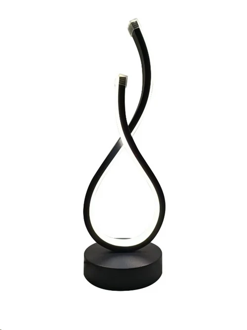 LED Decorative Table Lamp Black Finish – 10 Watt 