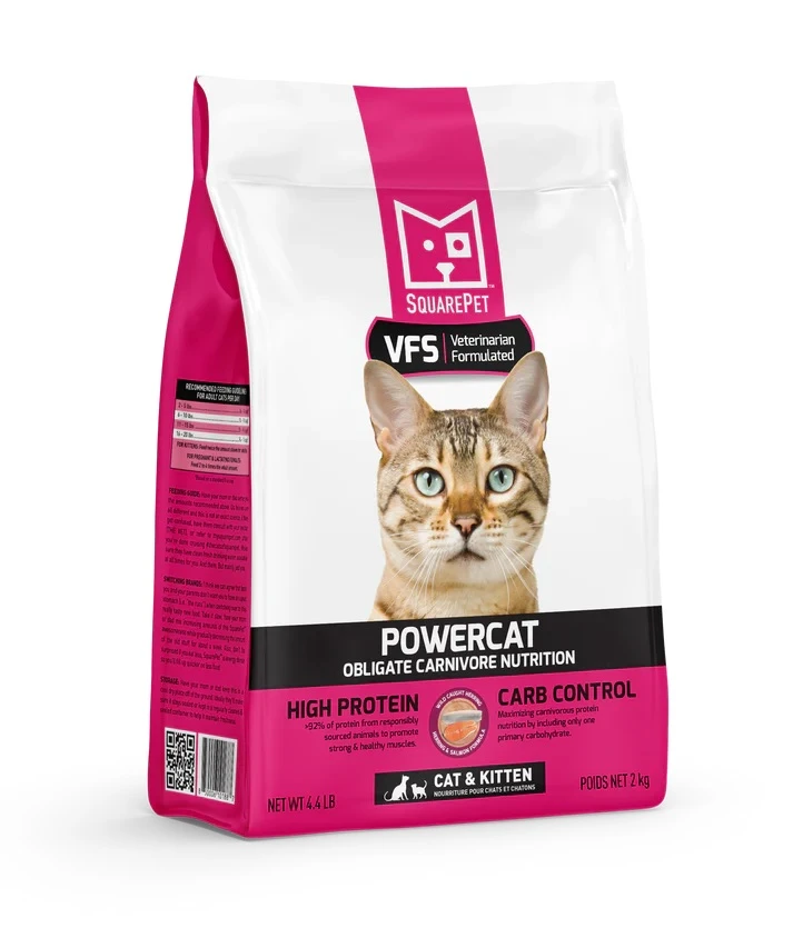 VFS POWERCAT Herring & Salmon Dry Food for Cats 4.4 lb
