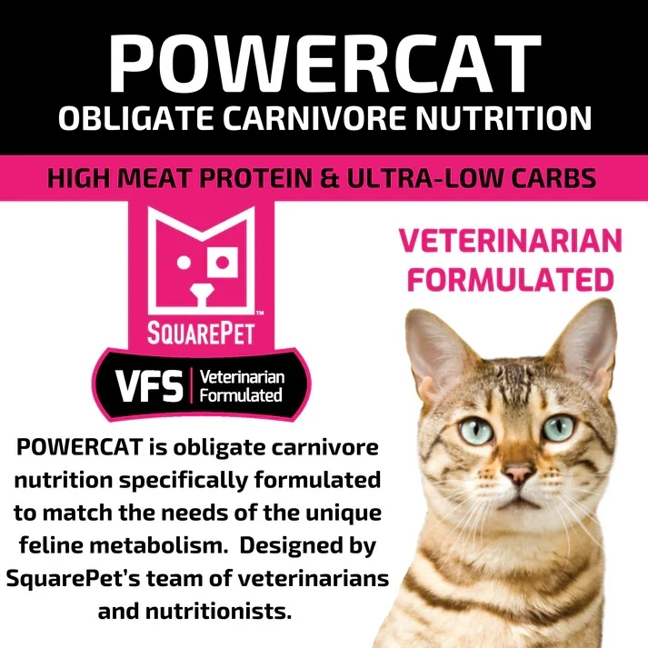 VFS POWERCAT Herring & Salmon Dry Food for Cats 4.4 lb