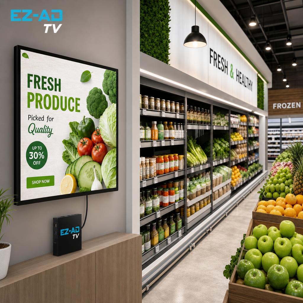 Boost Your Sales with Grocery Store Digital Signage