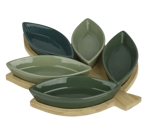 Tapas Set Porcelain – Natural and Assorted Colours