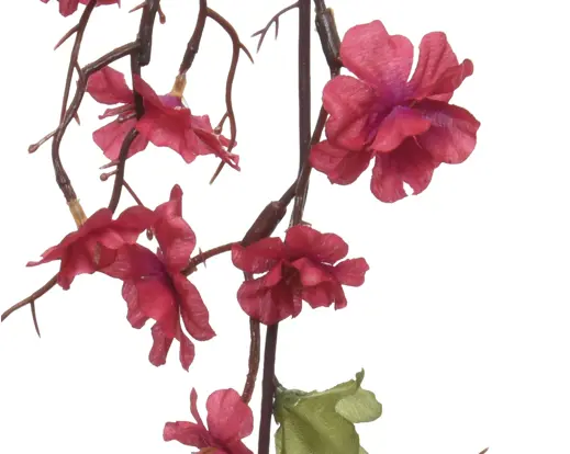 Artificial Blossom Stem Polyester – Fuchsia