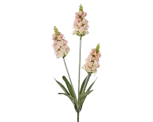 Artificial Spray on Stem Polyester – Peach