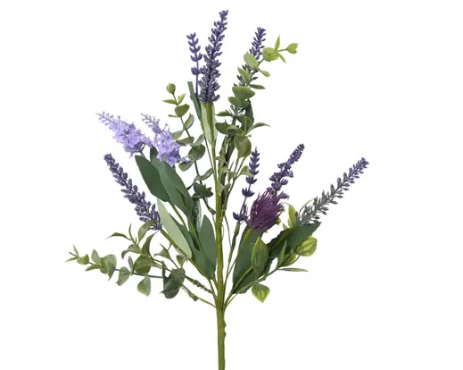 Artificial Flower Bush Plastic – Assorted Colours