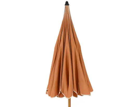 Outdoor Parasol Orange With Steel Frame