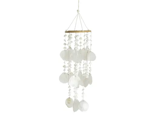 Shell Wind Chime – White