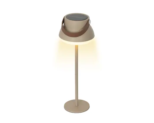 Solar Table Light Plastic Steady Light – Sand