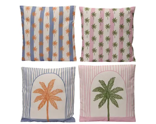 Square Cushion Polyester Digital Print – Assorted Designs – Outdoor Use