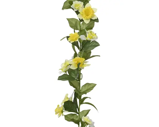 Artificial Garland Daffodil – Polyester – Yellow/Assorted Colours