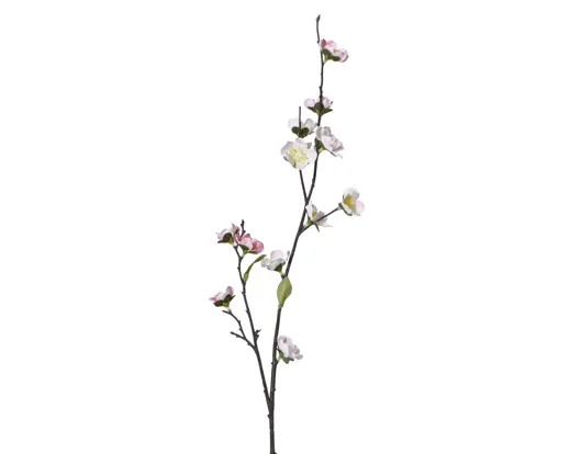 Artificial Cherry Blossom Flower on Stem – Soft Pink
