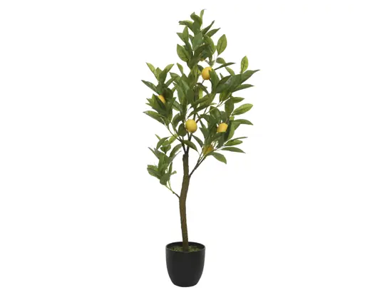 Artificial Lemon Tree in Pot