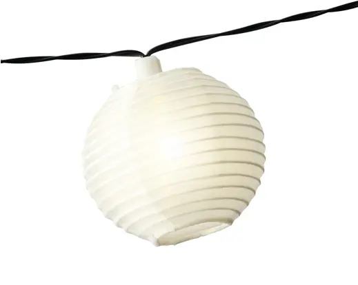 Solar String Lights Nylon – White And Warm White