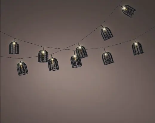 Solar Party Lights – Black