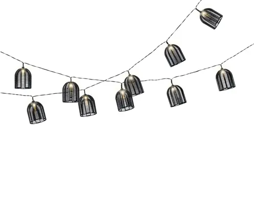 Solar Party Lights – Black