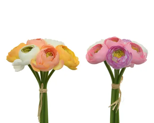 Artificial Bouquet Bundle - Assorted Colors