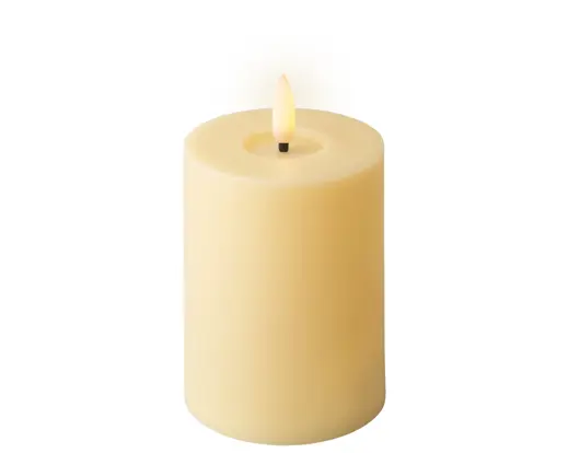 LED Wick Candle Fire Flame Effect – Cream And Warm White