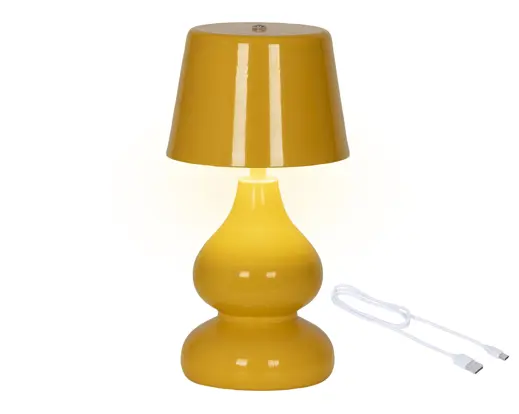 LED Rechargeable Table Lamp Indoor – Orange