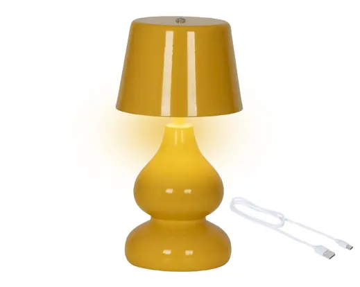 LED Rechargeable Table Lamp Indoor – Orange