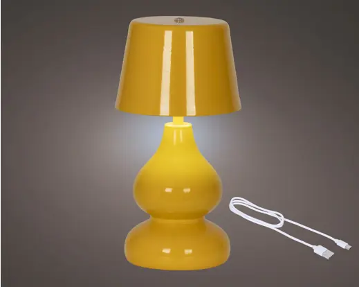 LED Rechargeable Table Lamp Indoor – Orange
