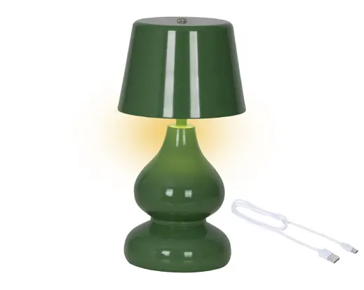 LED Rechargeable Table Lamp Indoor – Green