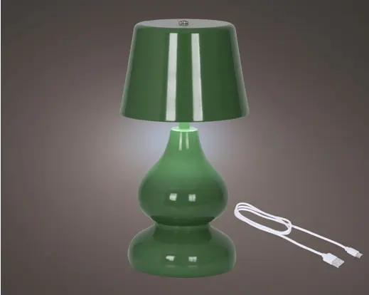 LED Rechargeable Table Lamp Indoor – Green