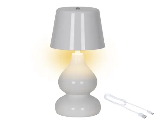 LED Rechargeable Table Lamp Indoor – White
