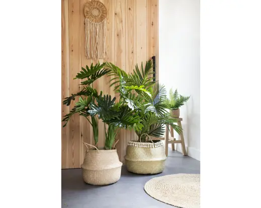 Artificial Palm Plant in Pot – Green