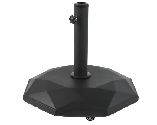 Parasol Base Concrete Outdoor – Black