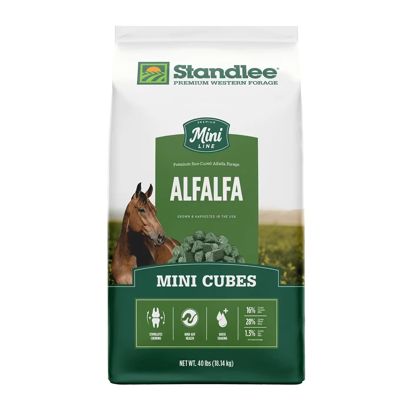 Premium Western Forage Alfalfa Mini Cubes 40 lb
