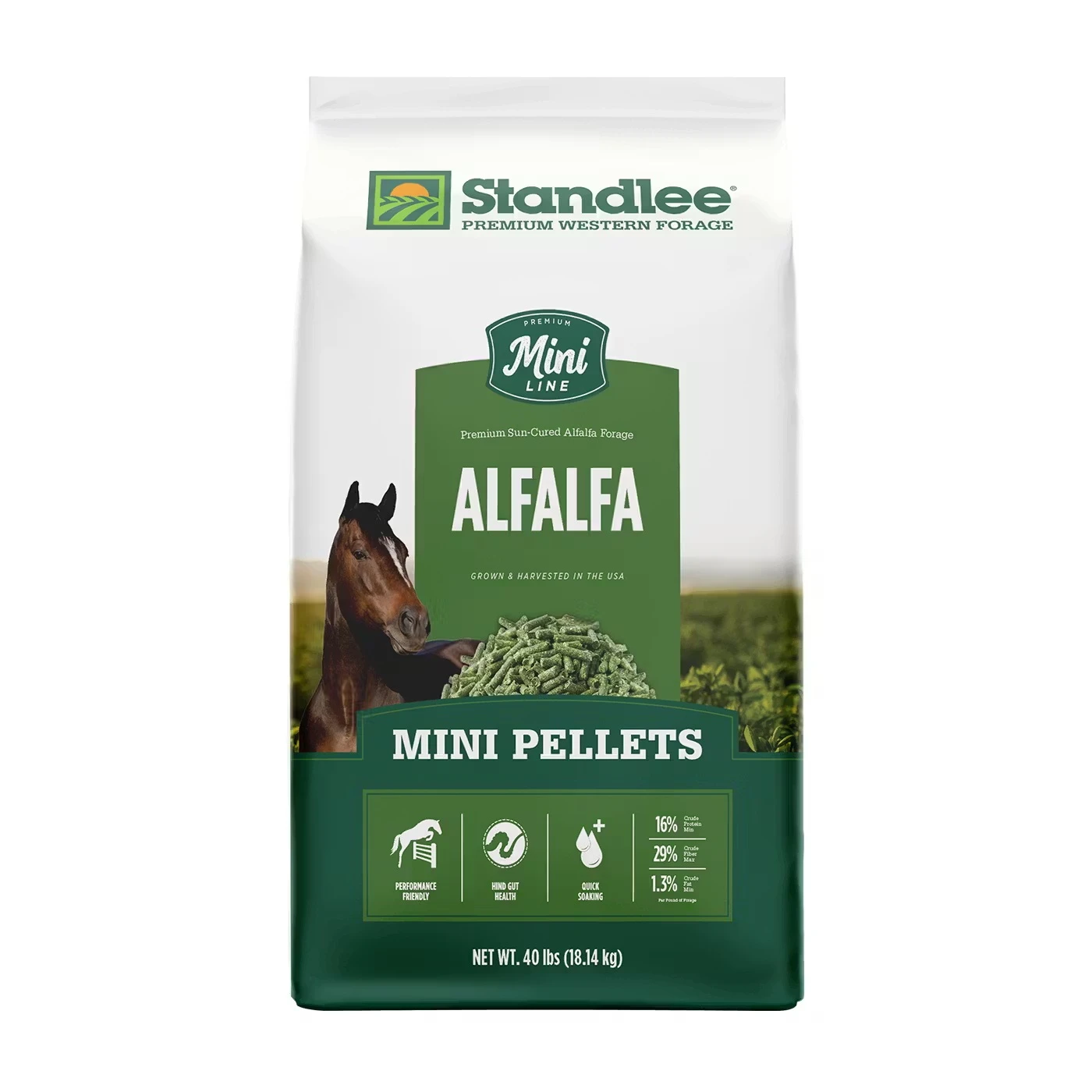 Premium Western Forage Alfalfa Mini Pellets 40 lb
