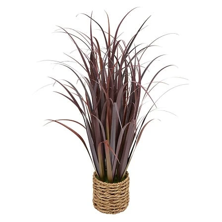 Zya Linen Bunch with Cement Pot – Height 91 Centimeter