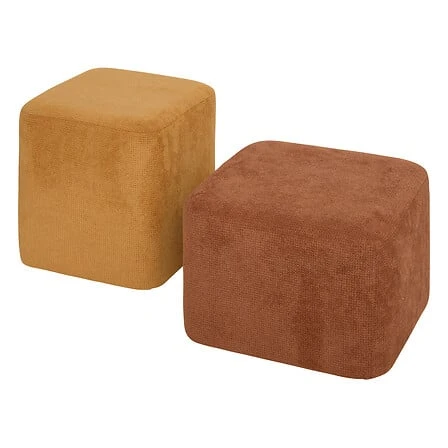 Pouf Doki Amber and Ochre - 2-in-1 