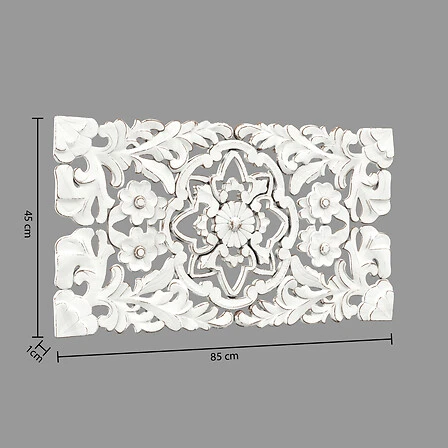 Fanny Carved Wall Art - 85 × 45 Centimeter
