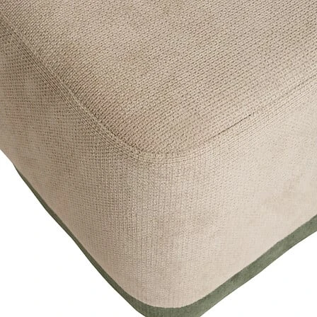 Pouf Doki Grey and Green - 2-in-1
