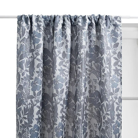Curtain Samara Storm Blue -  140 × 260 Centimeter
