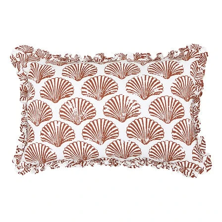 Oceania Cushion Printed Terracotta - 38 × 58 Centimeter