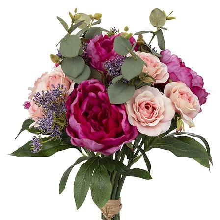 Round Mixed Bouquet - Height 35 Centimeter