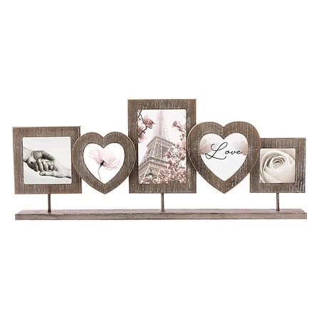 Charme Standing Photo Montage Frame 5 Photos