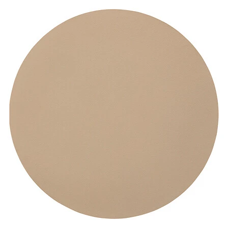 Tenor Place Mat - Diameter 38 Centimeter - Beige